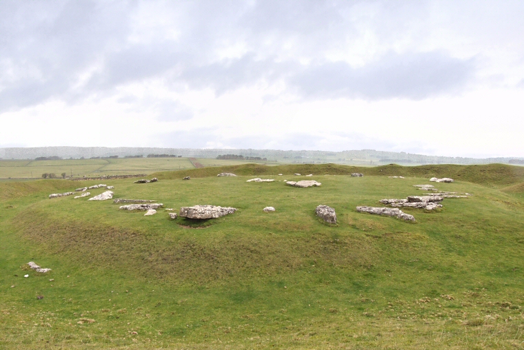 Arbor Low stone circle earthwork
