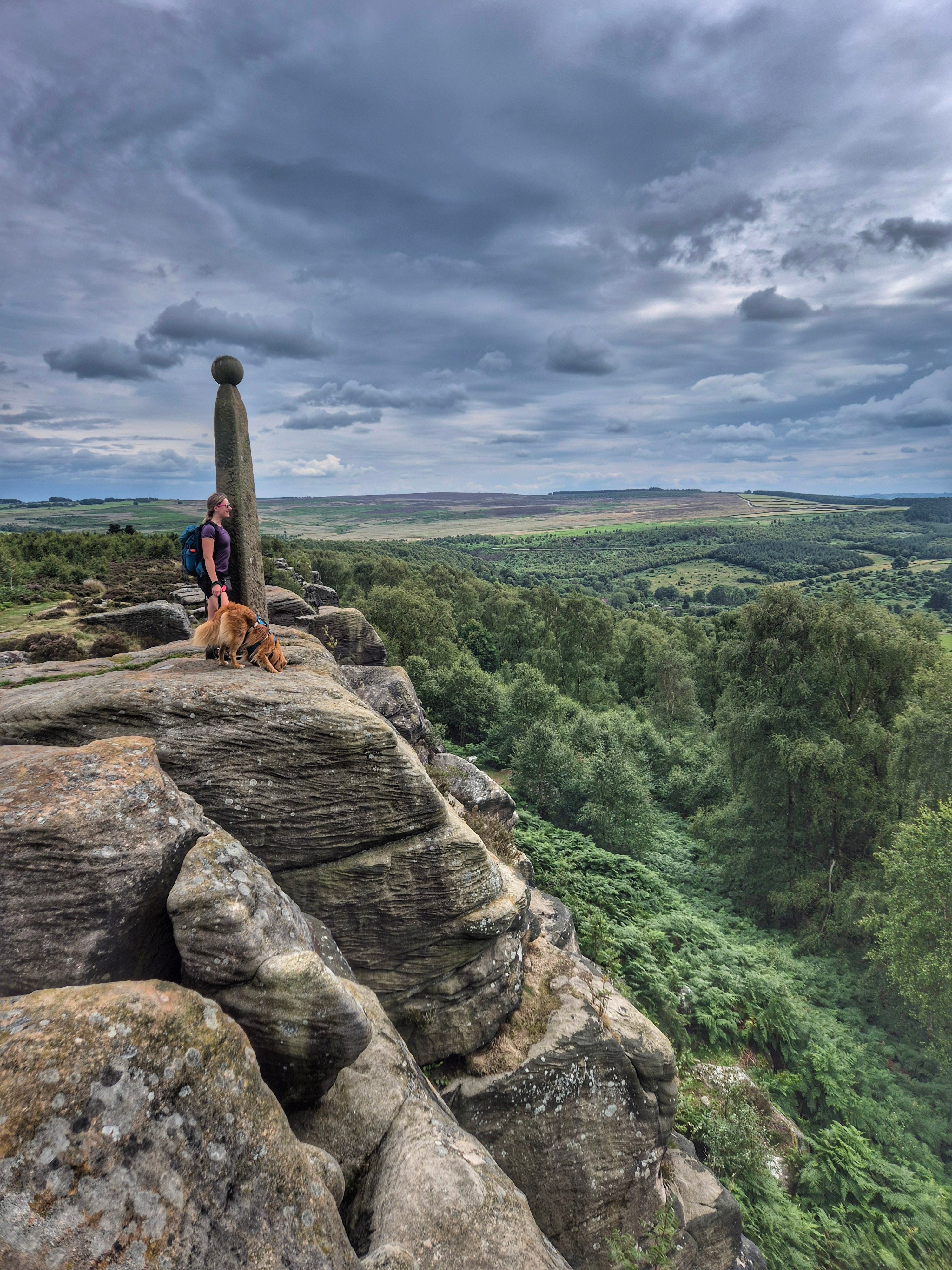 Moorland path above Sheffield edge