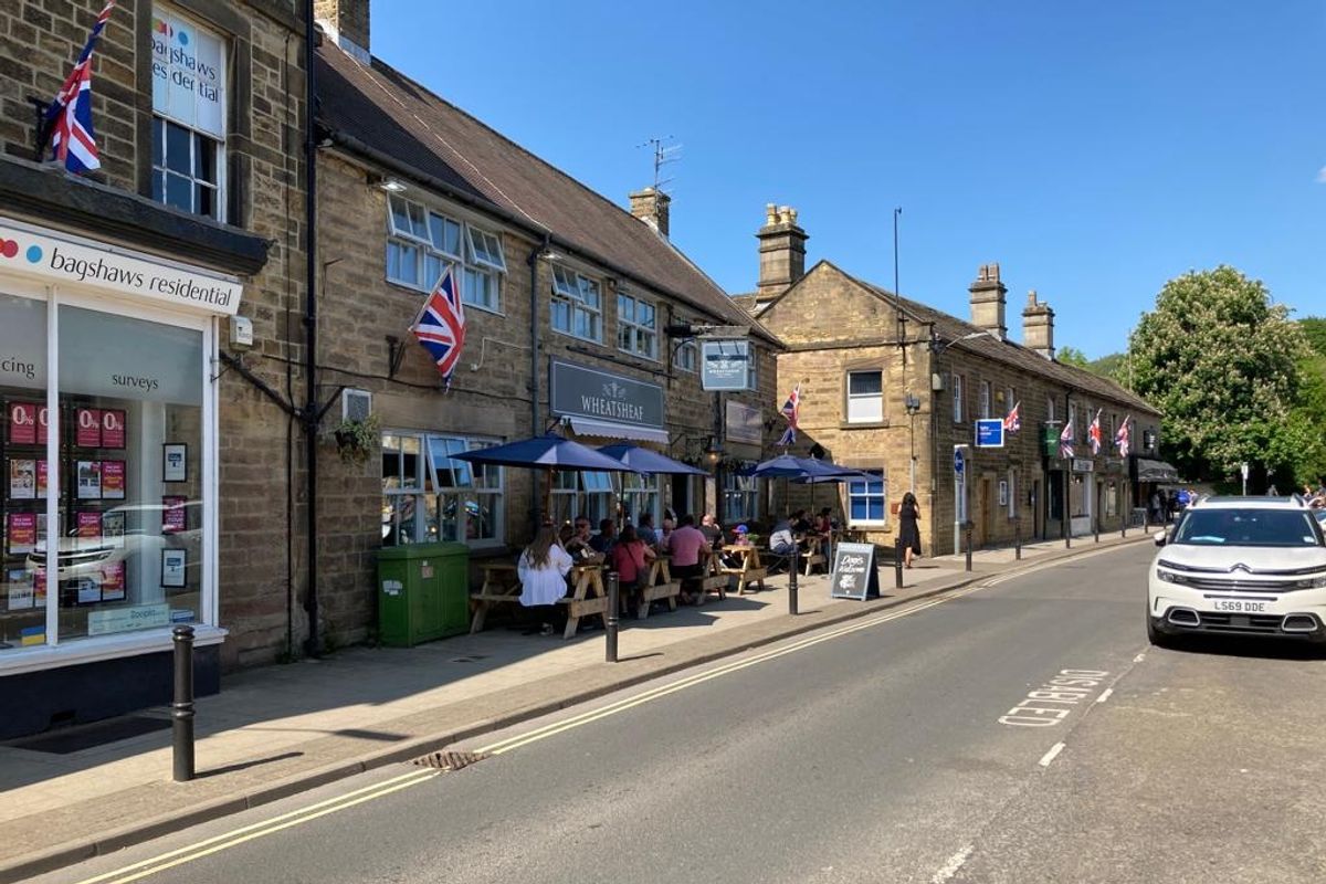 Bakewell market town street